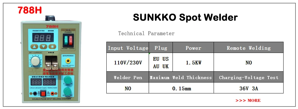 SUNKKO 787A точечная сварочная плата для 18650 Аккумуляторная машина для точечной сварки Замена 787A точечная плата сварочной цепи