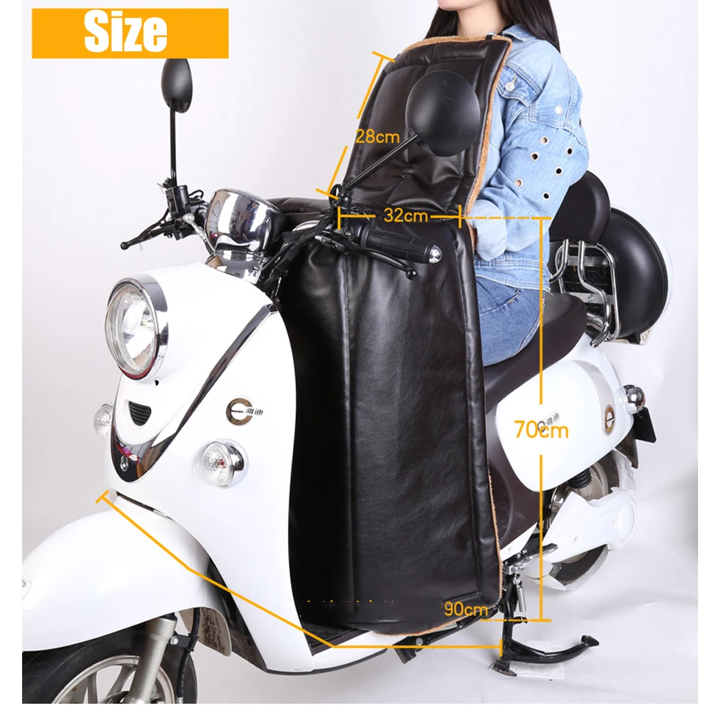 Регулируемый Фартук для скутера защита от ветра колена/груди зимний утеплитель