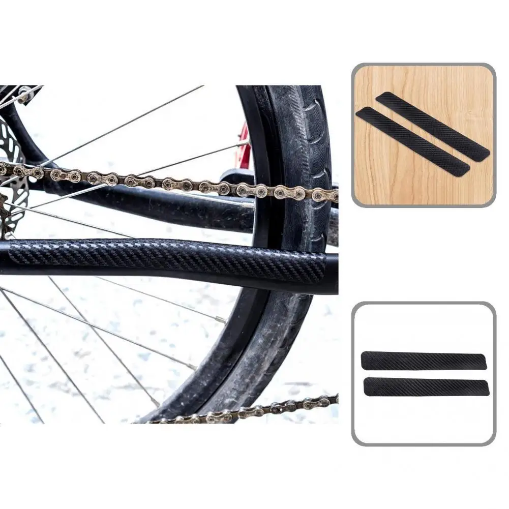 

Accessory 2Pcs Useful Chainstay Bicycle Frame Tape Bike Accessory Bike Chain Protective Guard Ultra-thin for Bicycle