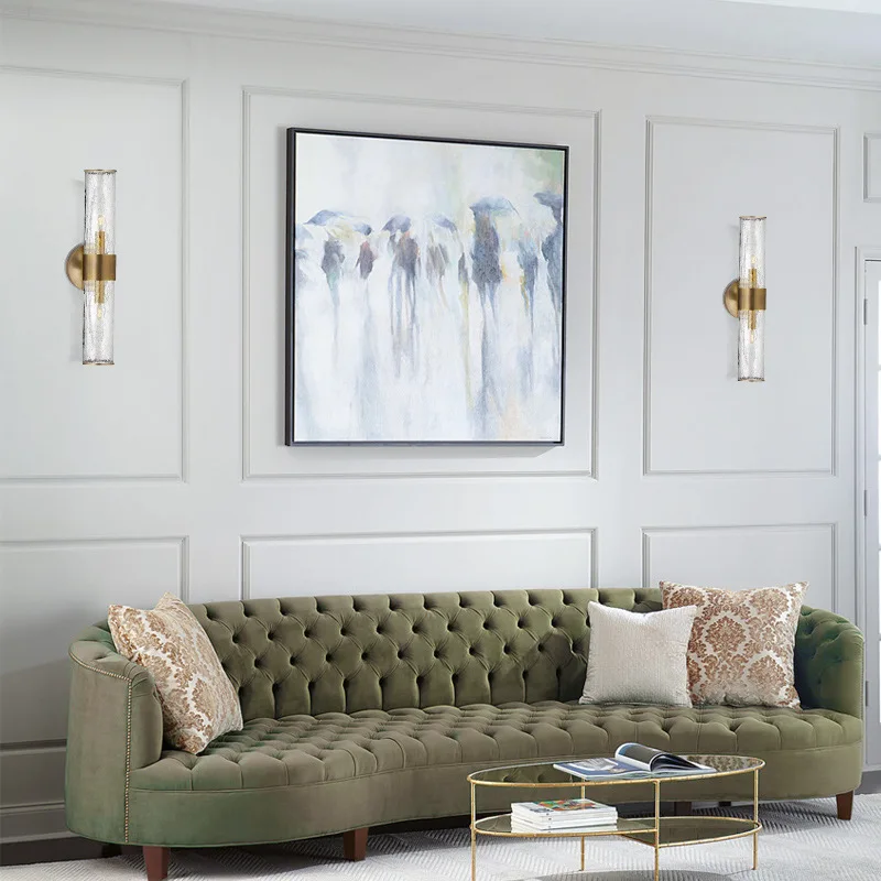 

Скандинавский светодиодный настенный светильник с камнем, промышленный декор, люминесцентная лампа для спальни, комнатный светильник