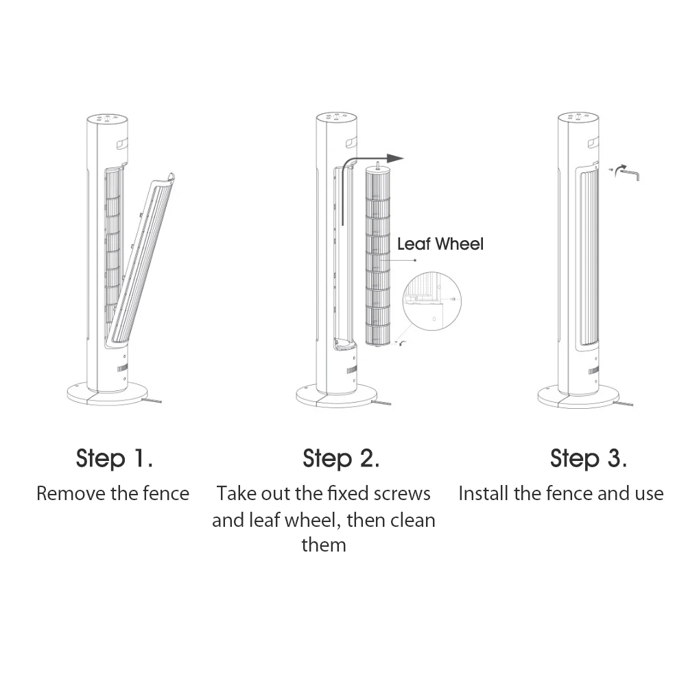 

Xiaomi Mijia Bladeless Tower Fan BPTS01DM DC Frequency Conversion Summer Cooling Air Conditioner Cooler for Home Office Desk Fan