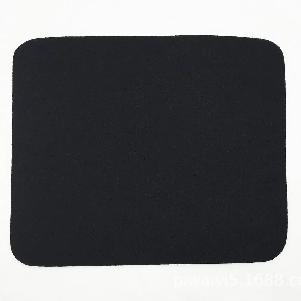 

18x22cm Black Rubber Mouse Pads Non-slip Desktop Mat For Laptop PC Mousepad Office School Computer Accessories Mice Pad