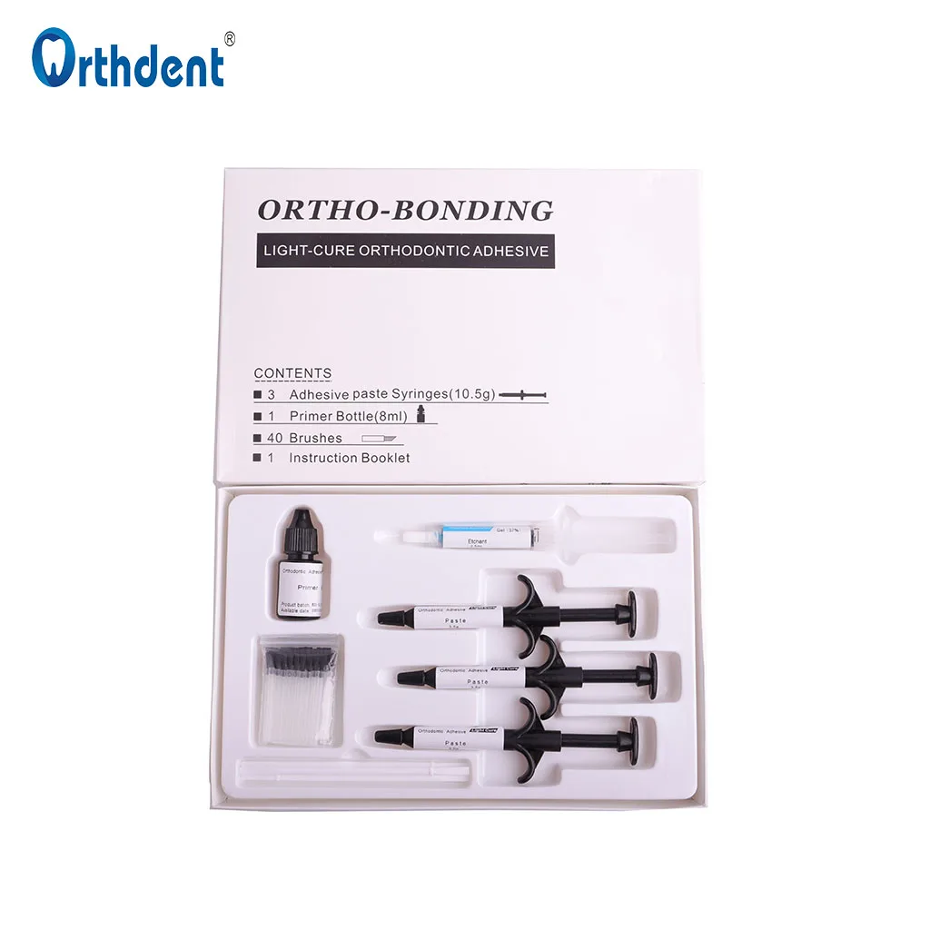 Ортодонт Ортодонтическая клейкая система Комплект Зубная композитная Смола