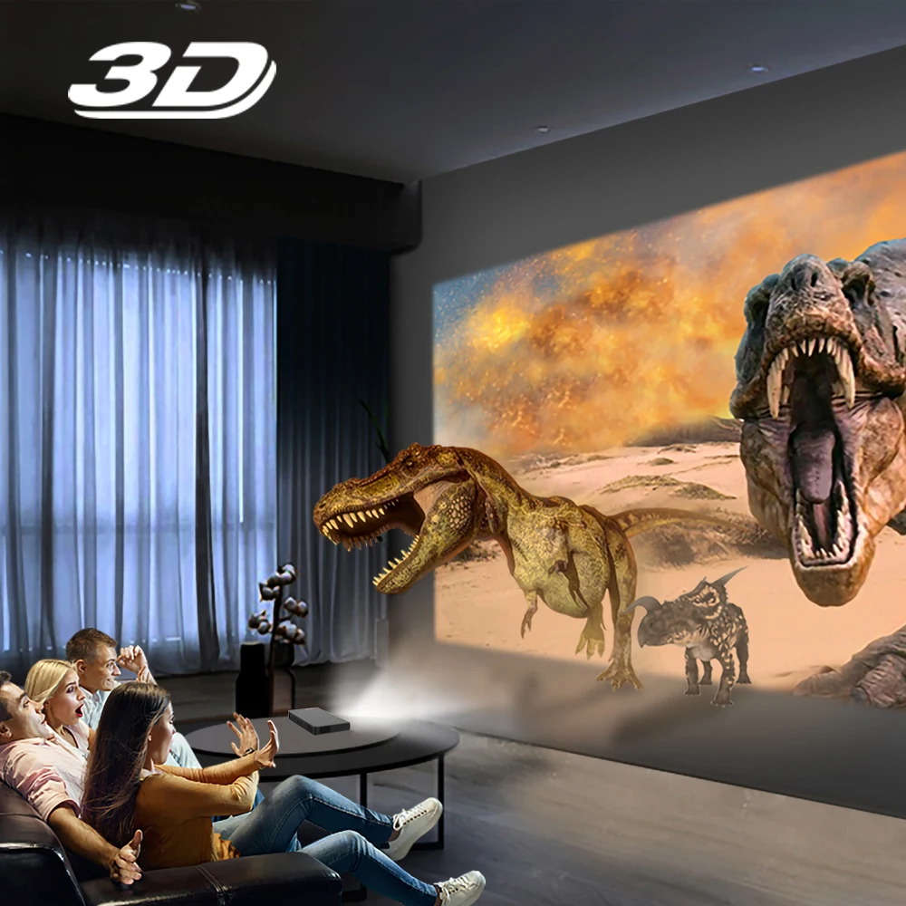 2020 новейший умный 3D проектор Full HD 4K 5G WIFI Android Pico Портативный Micro Mini LED DLP для Iphone