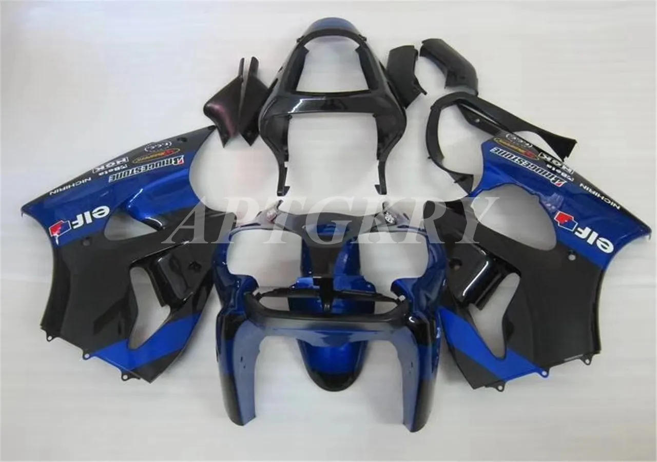 

New ABS Motorcycle Fairing kit Fit For Kawasaki ZX6R 636 600cc 2000 2001 2002 00 01 02 Bodywork Set Custom Blue Black
