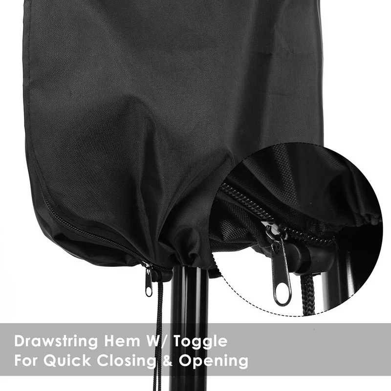 Уличный зонт банан водонепроницаемый из ткани Оксфорд для сада с защитой от