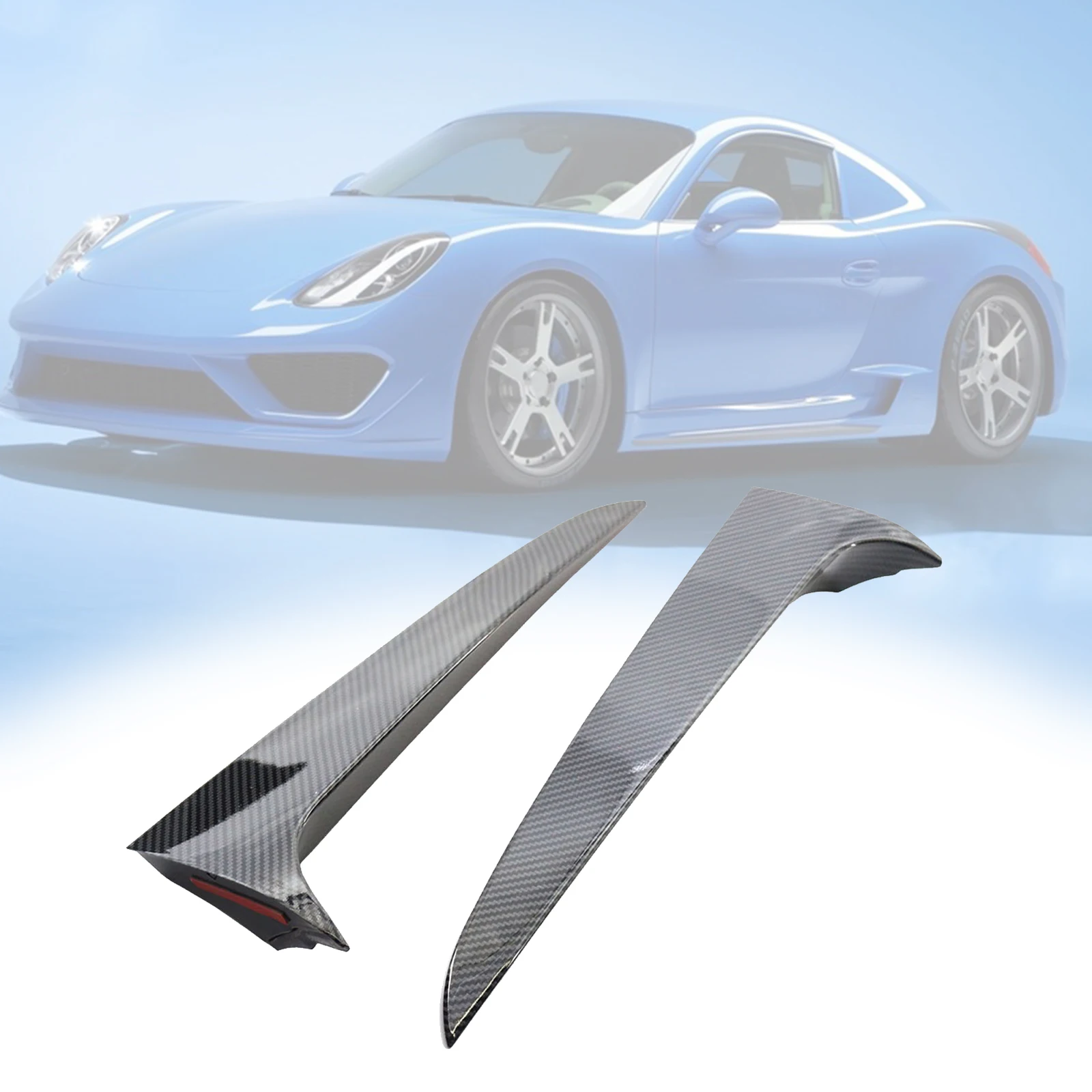 

2x Rear Window Spoiler Side Wing Cover For X3 F25 2011-2017 Gloss Black