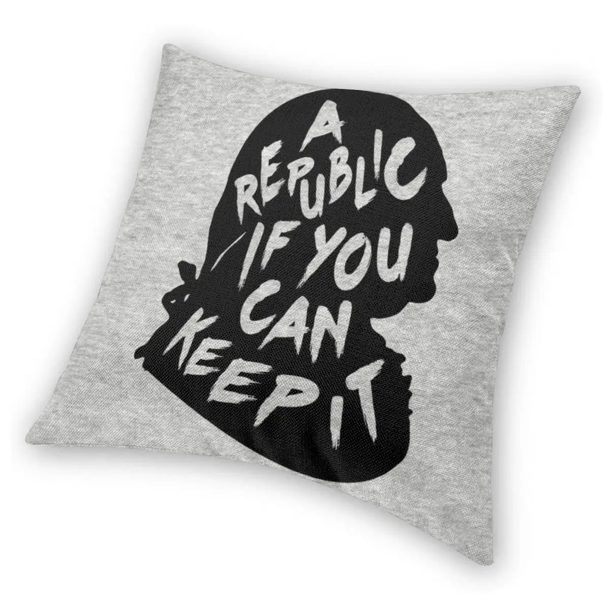 Декоративный чехол для подушки с цитатой Бенджамина Фрэнклина чехлы подушек |