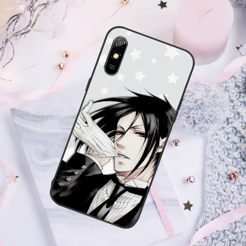 

Black Butler Anime Phone Case For Xiaomi Mi Redmi Note 7 8 9 pro 8T 9T 9S 9A 10 Lite pro