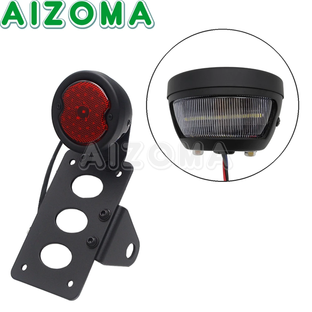 Универсальный мотоциклетный задний фсветильник с красными линзами 12 В |