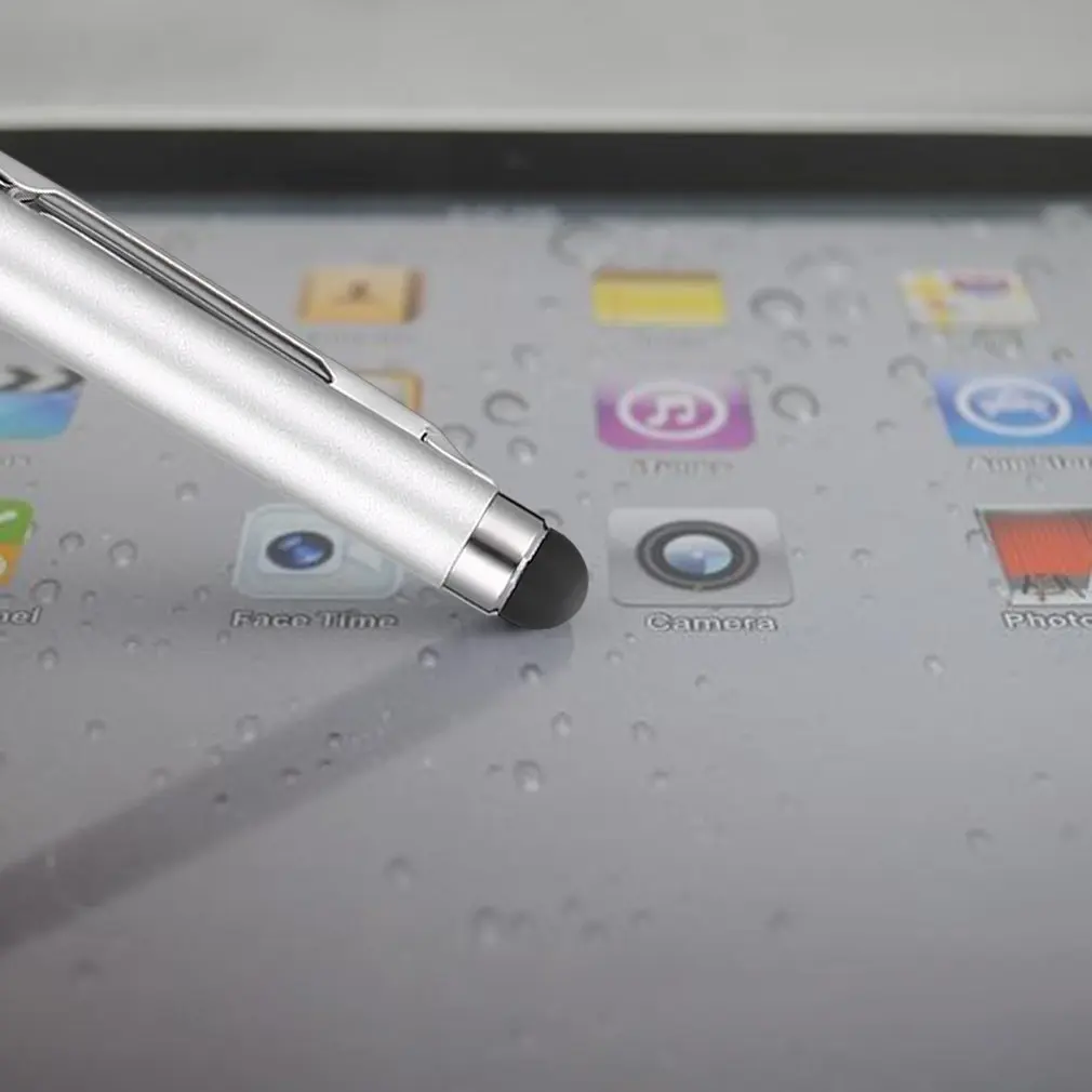 LESHP 2 в 1 емкостный стилус для сенсорного экрана и шариковая ручка iPad 3 iPhone 4 оптовая