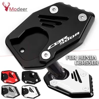 motorcycle accessories for honda cbr500r cbr 500r 500 r 2013 2020 side stand pad plate kickstand enlarger support extension