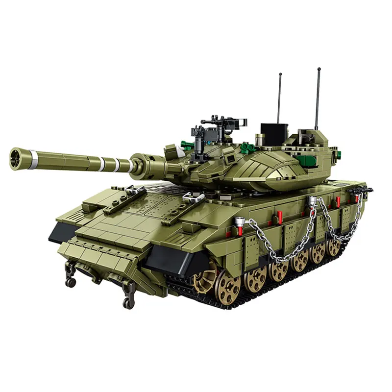 1730 шт. Детский конструктор основной боевой танк Merkava | Игрушки и хобби