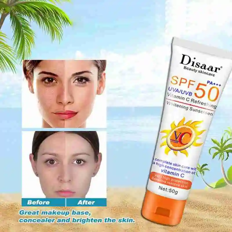 

Spf50 Moisturizing Waterproof Sweatproof Sunscreen Isolation Uv Protection