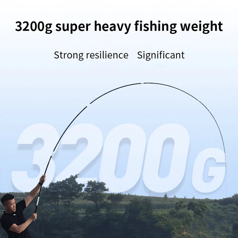 8.1M Carbon Fiber Ultralight Spinning Rods Superhard TaiWan Telescopic Fishing Rob Sea Lake River Multifunction | Спорт и