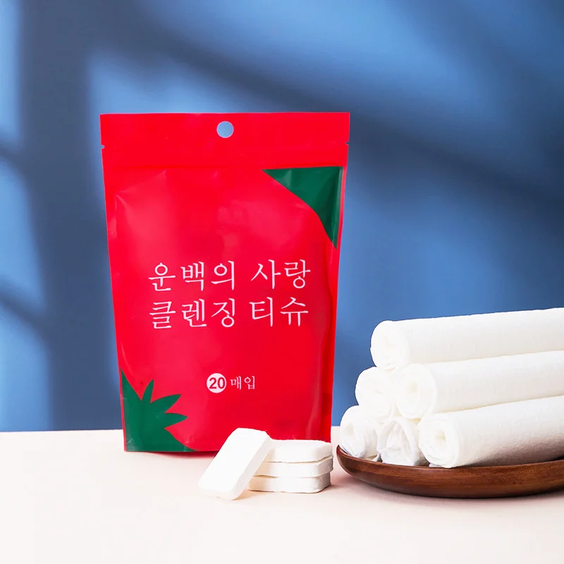 

20pcs/pack Mini Compressed Towel Disposable Capsules Towel Face Care Tablet Outdoor Travel Cloth Wipes Paper Tissue Mask