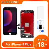 AAA   100  Tested Phone Screen Display For iPhone Plus LCD Touch Screen Replacement Dead Pixel Tempered Glass Tools
