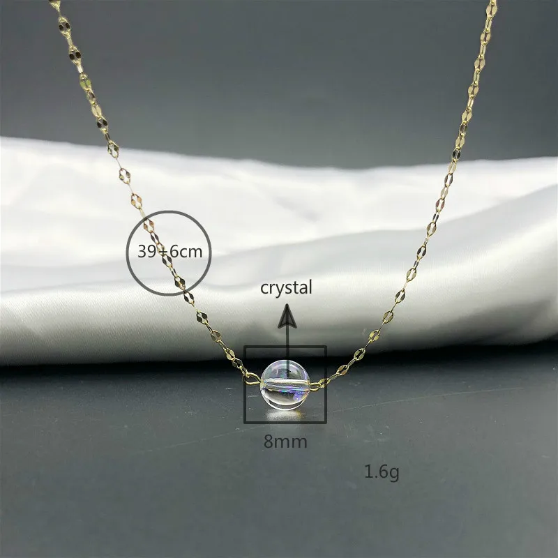 Разноцветное ожерелье с кристаллами и кулонами настоящее 925 пробы Серебряное для