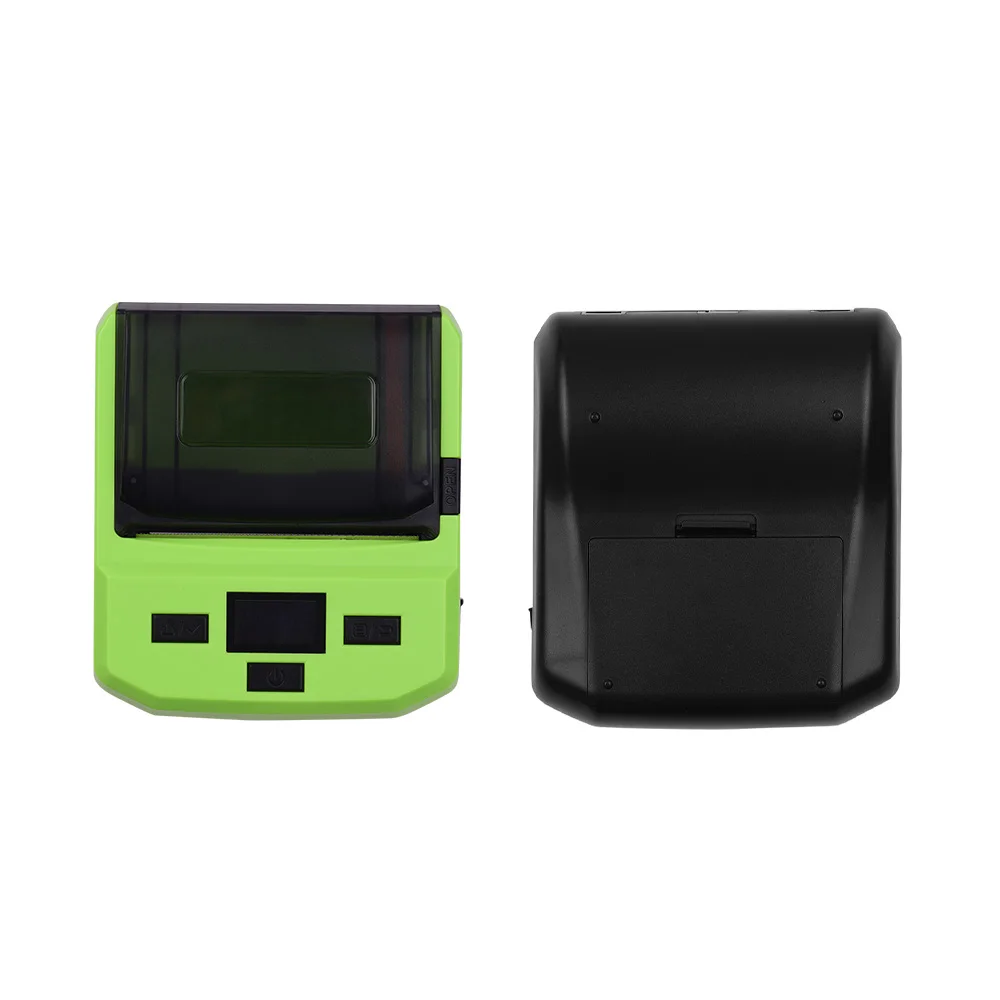 Беспроводной BT 80 мм термальный принтер штрих кода с перезаряжаемой батареей