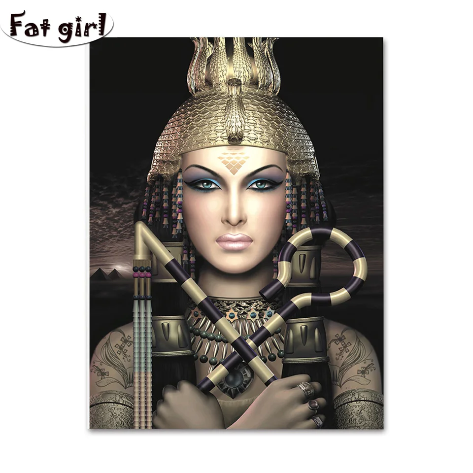 Набор для алмазной вышивки Королева Египта мозаика из квадратных страз вышивка
