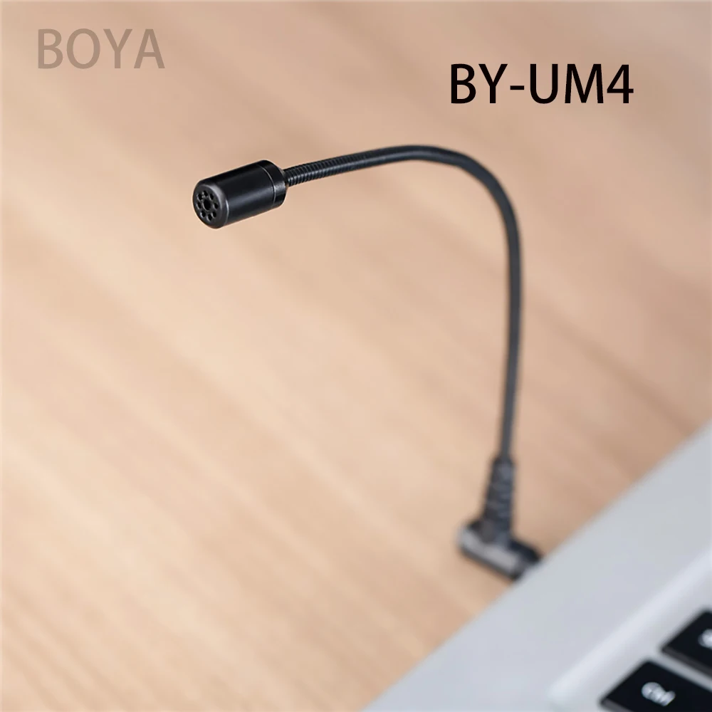 Boya BY-UM4 3 5 мм Мини Гибкий конденсаторный микрофон для iphone 6s 6 plus | Электроника