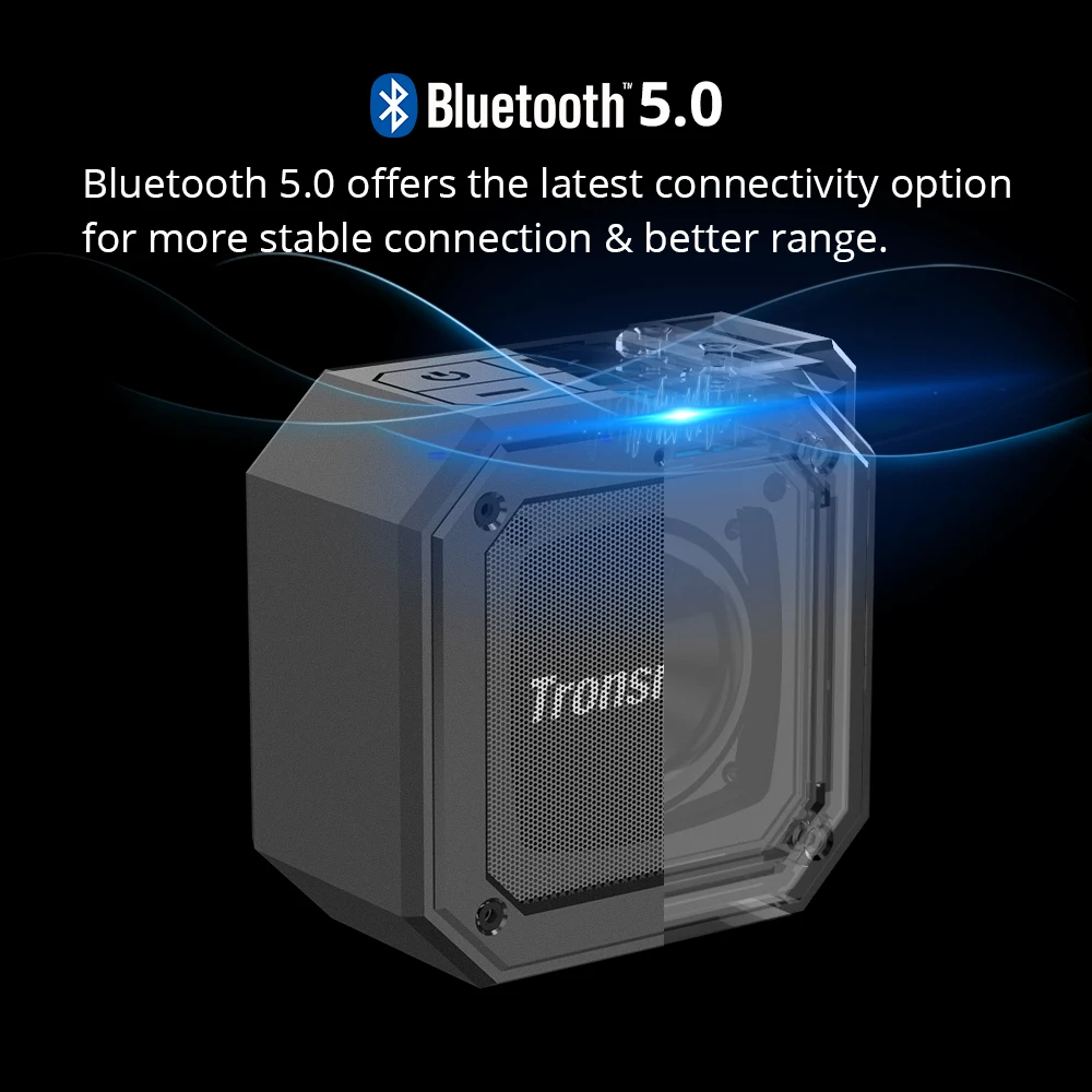 Bluetooth 5 0 динамик Tronsmart Groove Force Mini IPX7 водонепроницаемая Портативная колонка для