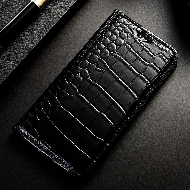 for poco x3 nfc flip case with card slot luxury crocodile leather cases for xiaomi pocophone poco f3 x2 m3 m2 f1 f2 pro 5g cover free global shipping