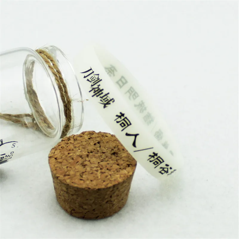 Мультяшный аниме меч искусство онлайн карамельные цвета силиконовый спортивный