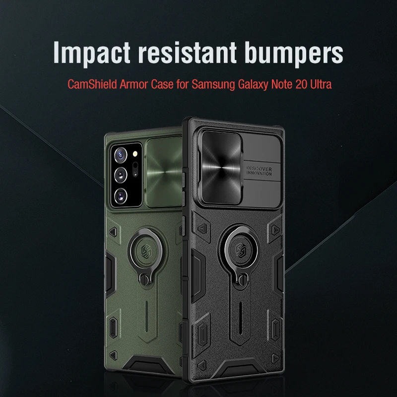 

NILLKIN Slide Cover Case For Samsung Galaxy Note 20 Ultra Ring Stand Case for Galaxy Note 20 5G 2020 designer case/shockproof