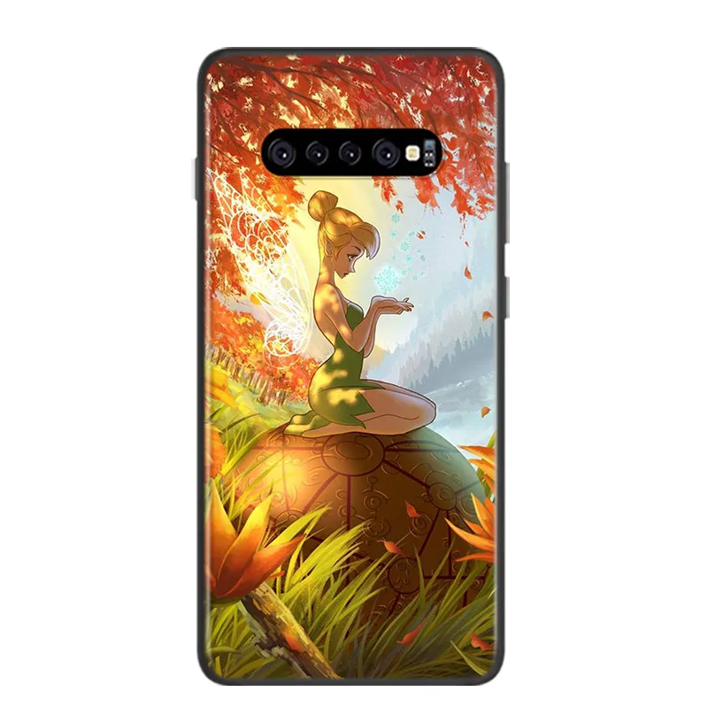 Мягкий черный чехол с изображением Венди тинкербелла для Samsung Galaxy S22 S21 S20 FE Ultra S10