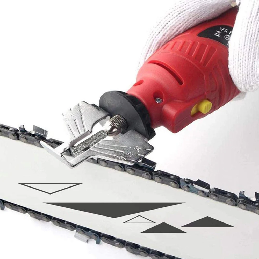 Золотой Алмазное покрытие цилиндрический Burr 4 мм бензопилы точильный камень