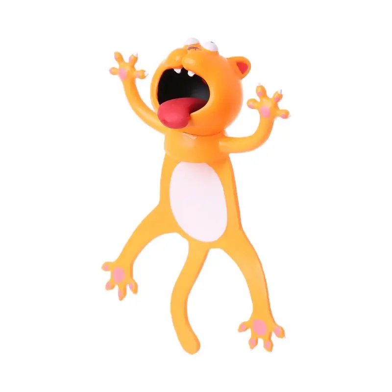 

3D Stereo Cartoon Lovely Animal Bookmark Cute Cat Rabbit Funny Student Kids Gift