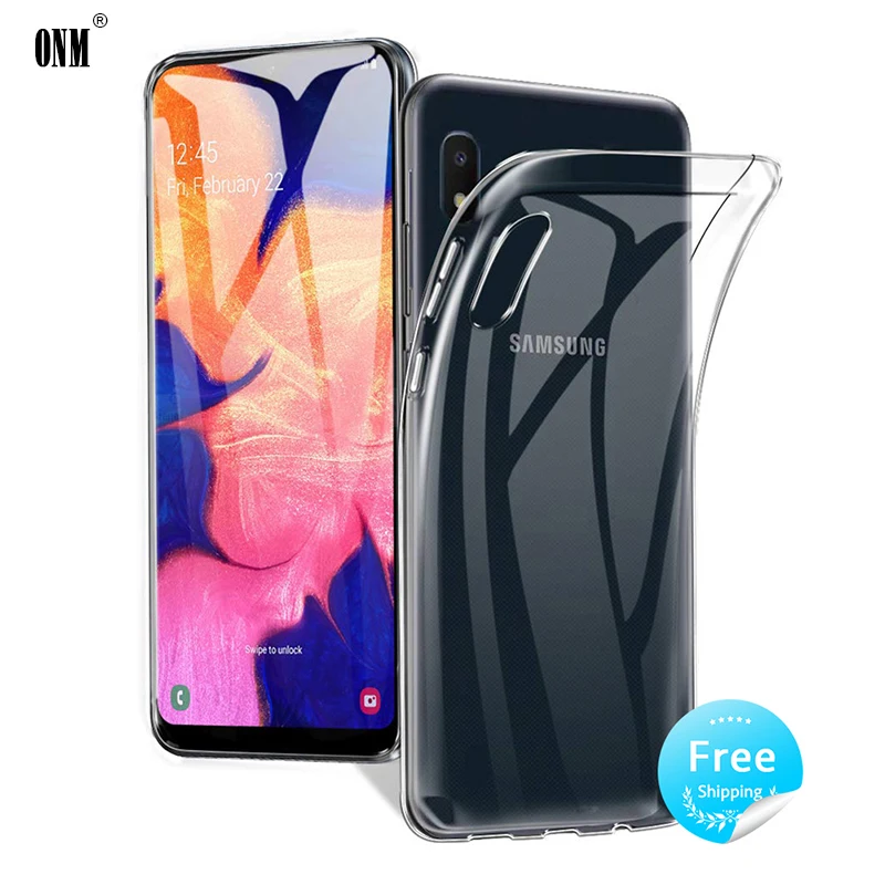 Чехол для Samsung Galaxy A10 A10S A10E силиконовый прозрачный мягкий чехол из ТПУ A20 A20E A20S