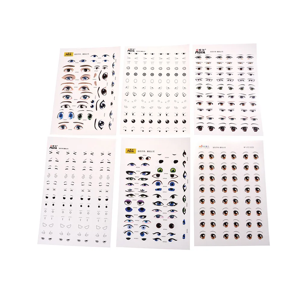 1 шт. водосберегающая насадка наклейки для глаз б/у Аксессуары куклы сделай сам с