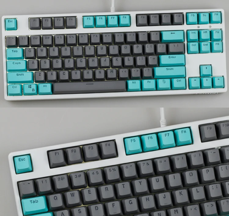 1 комплект ANSI 104 87 Механическая клавиатура PBT с подсветкой ключ колпачок для MX переключатели полупрозрачный ключ крышка s Для EVA Sunshine Dolch queen