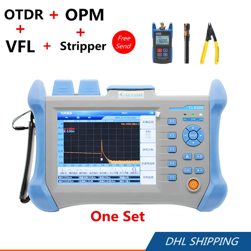 60 км/120 км TMO-300 OTDR + TL-510 оптический Мощность метр 10 мВт VFL CFS-2 инструмент для