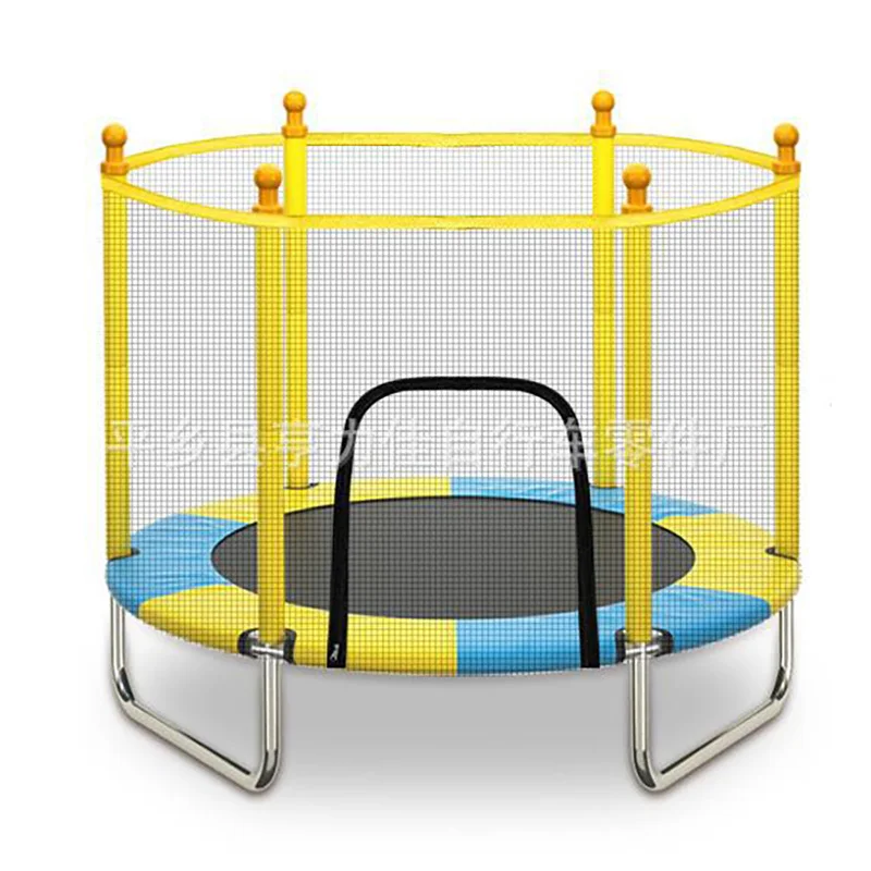 

High Quality Trampoline Children's Indoor Baby Jumping Bed Kids Playground Outdoor Child Adult Fitness With Guard Net Family Toy