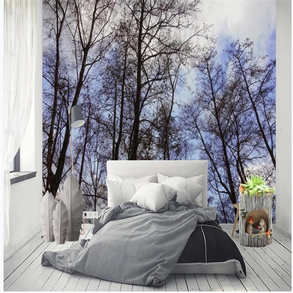 Nature forest 3d wallpapers primitive background wall painting beautiful scenery | Обустройство дома