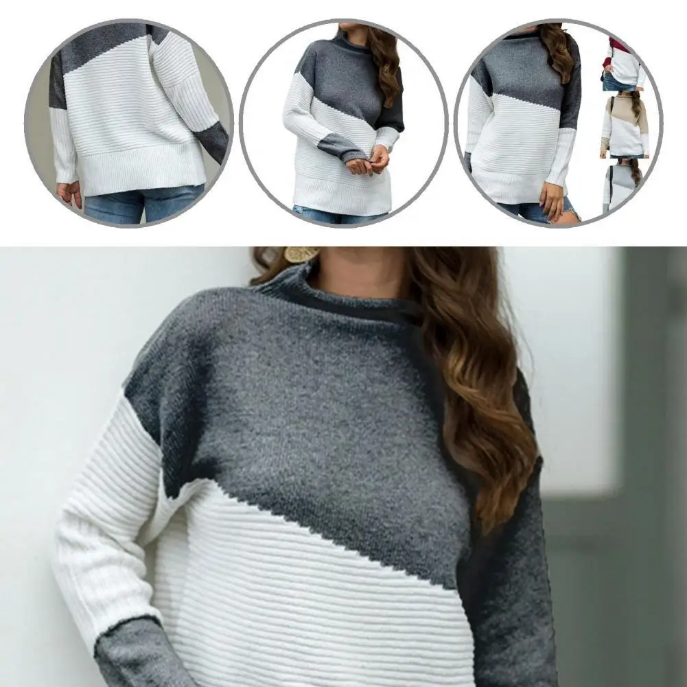 

Свитер-водолазка с асимметричными рукавами на осень и зиму