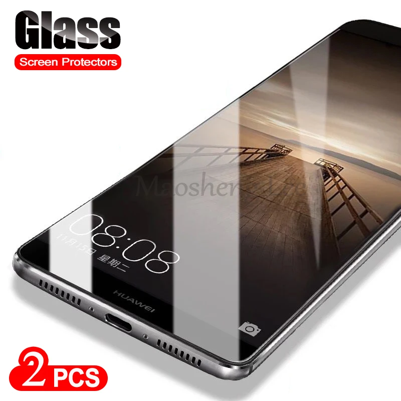 Закаленное стекло для Huawei Mate 9 2 шт. защита экрана 9H от синего света защитная