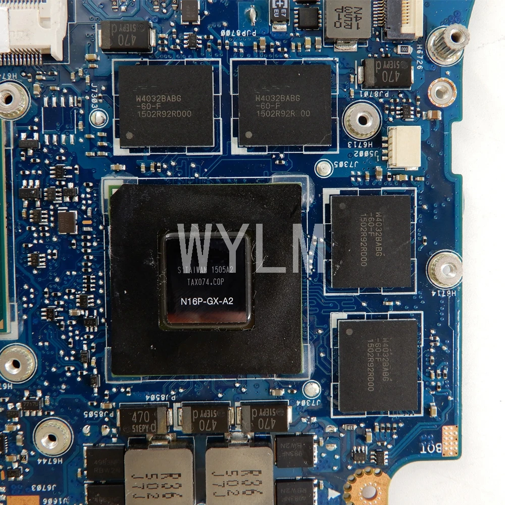 Материнская плата N501JW для ноутбука с фотографическим процессором i7 4720HQ ROG UX501J G501J