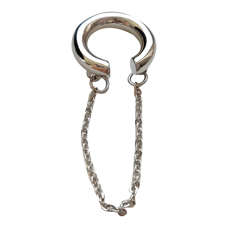 

C Shaped Ear Cuff Earrings Personality Hip Hop style Simple Fashion Chain Earrings Non-Piercing For Girl Student Gifts