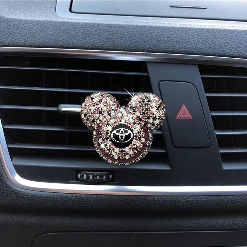 

Car Air Freshener Auto Styling Mickey Air Vent Clip Parfum Flavoring Ventilation Outlet Aromatherapy Deodorant For Toyota Goods