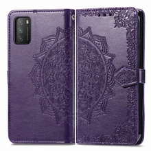 Wallet Case For Xiaomi Poco M3 Case Floral Filp PU Leather Cover For Xiaomi Poco M3 X3 F2 Pro Case For Xiaomi Poco M3 Cover Book