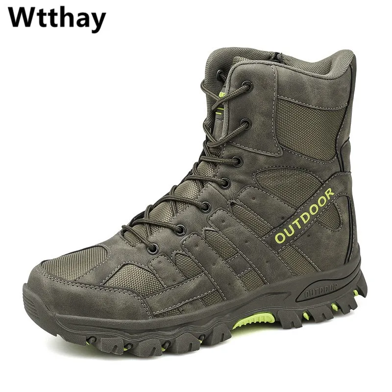 Тактические военные ботинки мужские ботильоны для пустыни особой силы зимние