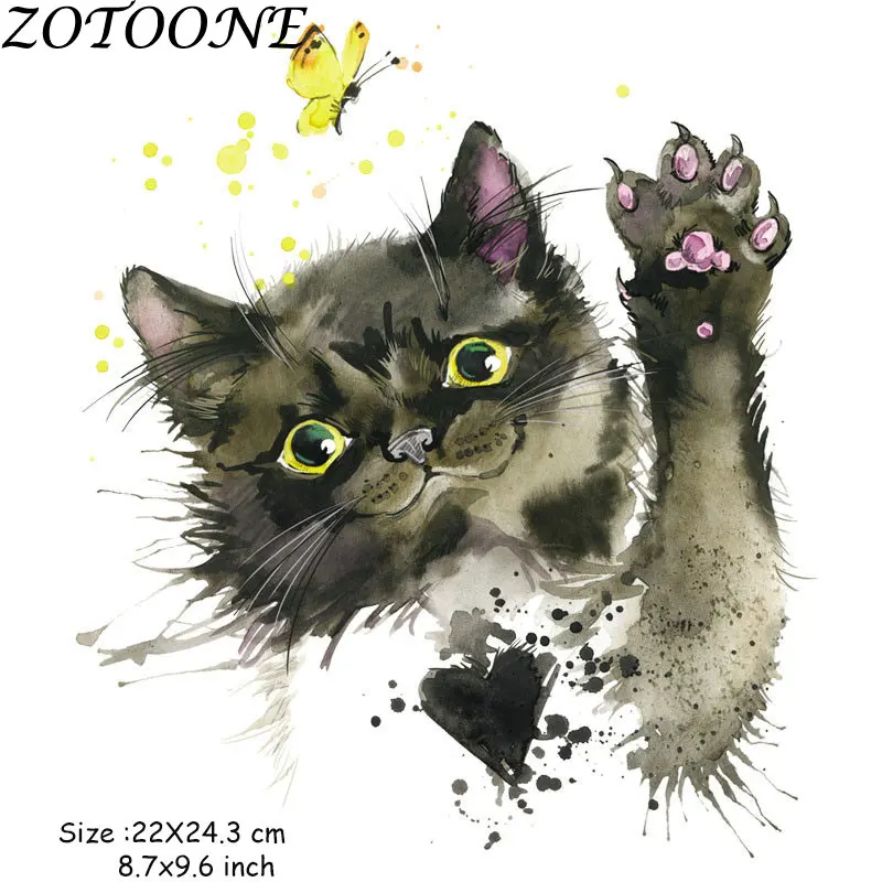 Безникелевый белый ZOTOONE, милые животные, железные передачи, одежда, волк, панда, собака, патч, наклейка, сделай сам, дети, термо, передача тепла, футболка с принтом G - Цвет: Безникелевый белый