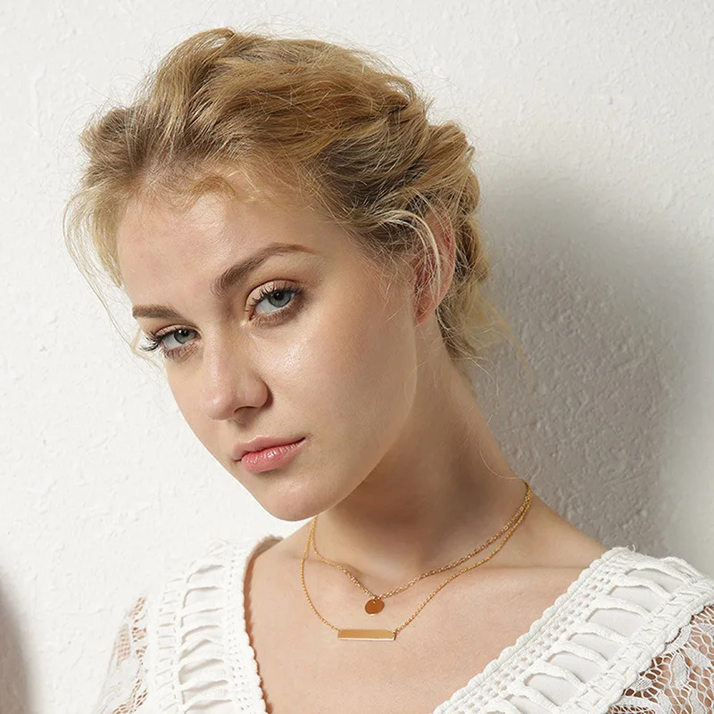 Европейские и американские ювелирные изделия в стиле минимализма из нержавеющей