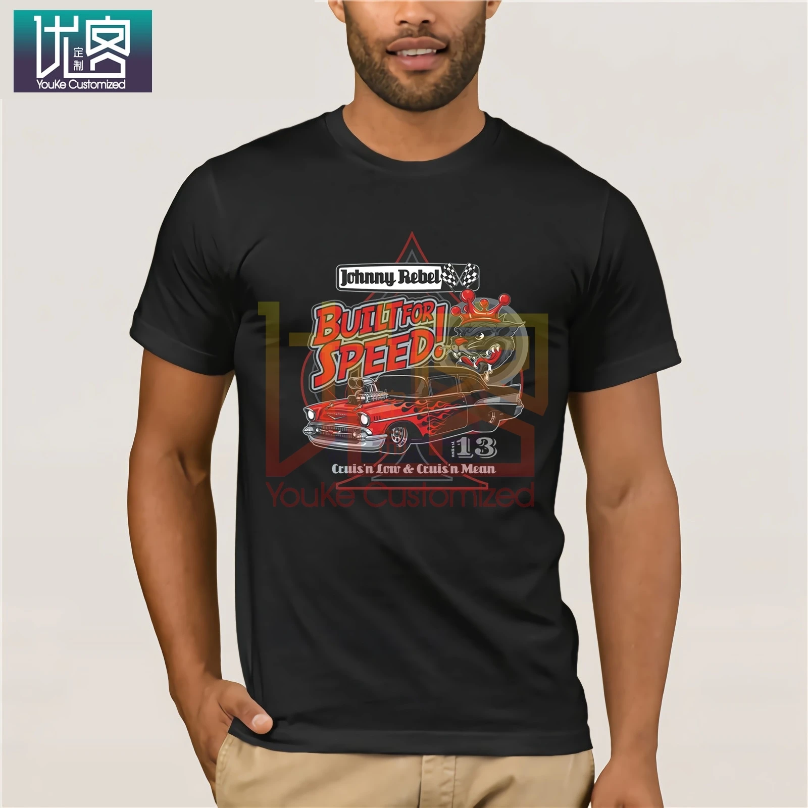 Популярная классическая футболка с изображением старых автомобилей классные