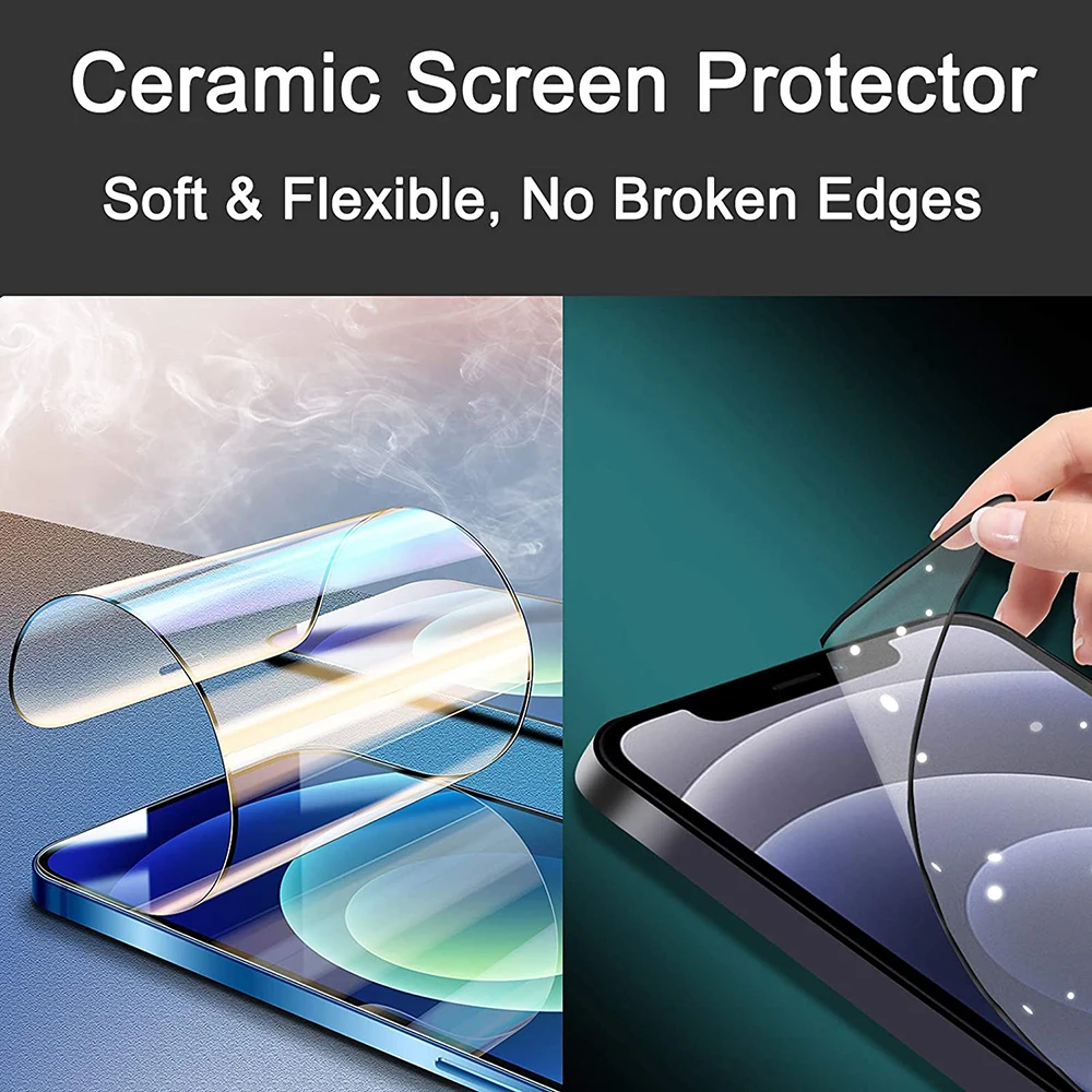 ceramic protective film for huawei nova 3 3i 4 5i 5z 5t pro 6 7se p smart 2021 full cover screen protector toughness anti broken free global shipping