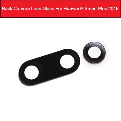 P Smart Plus 2019 Задний объектив задней камеры для huawei P Smart Plus стеклянный объектив камеры с клейкой наклейкой запасные части - Цвет: P Smart Plus 2019